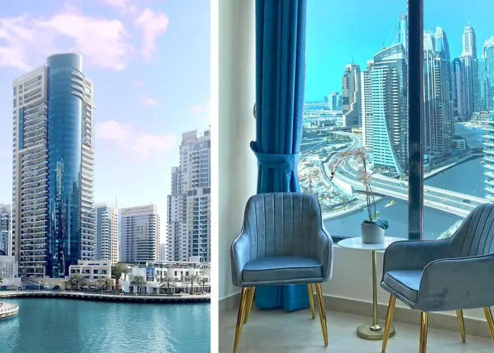 Dubai Marina View, Close To Beach & Metro